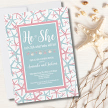 男の子 女の子 ビーチ 彼 彼女 夏 性別発表パーティー