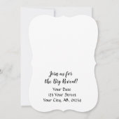 男の子？女の子？性別発表招待状 招待状 (裏面)