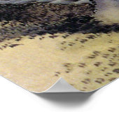 男の子、山富士、北斎 ポスター (角)