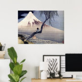 男の子、山富士、北斎 ポスター (ホームオフィス)