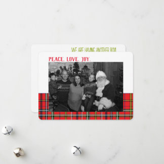 男の子 性別発表 ホリデー 超音波写真カード シーズンカード