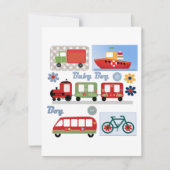 男の子 招待状 (正面)