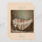 男の子 招待状 (正面/裏面)