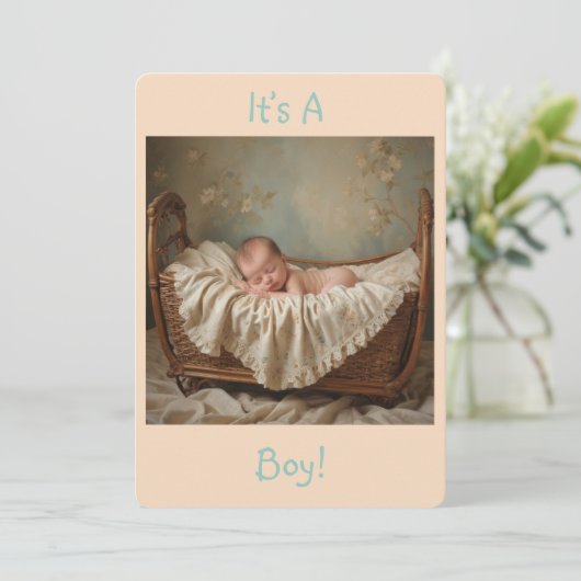 男の子 招待状 (スタンド正面)