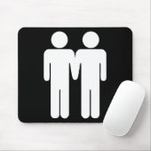 男の子 + 男の子のマウスパッド マウスパッド (マウス)