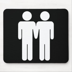 男の子 + 男の子のマウスパッド マウスパッド