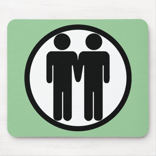 男の子 + 男の子のマウスパッド マウスパッド (正面)