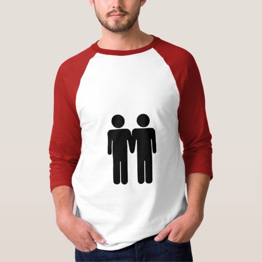男の子 + 男の子の基本的な3/4の袖のRaglan Tシャツ (正面)