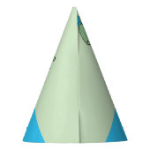 男の子、第5誕生日恐竜 パーティーハット (裏面)