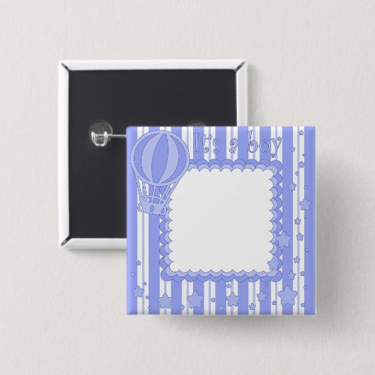 男の子 缶バッジ (正面&裏面)