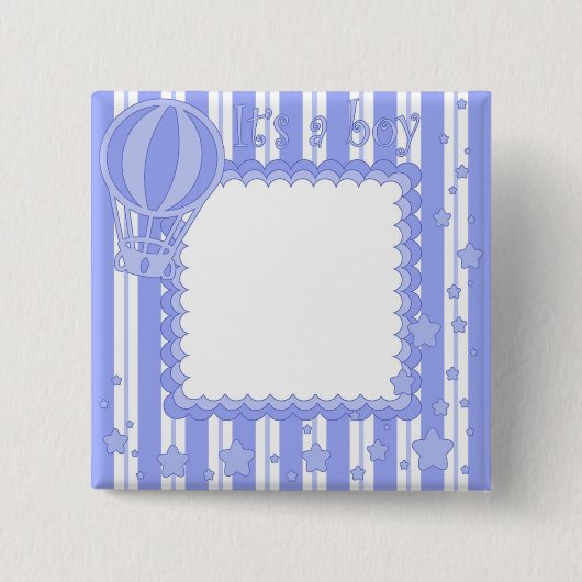 男の子 缶バッジ (正面)