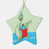 男の子、誕生日恐竜 セラミックオーナメント (左)