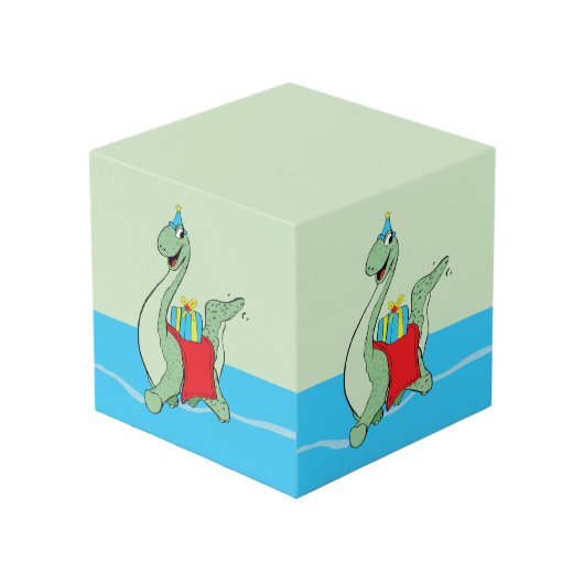 男の子、誕生日恐竜 フォトキューブ (正面アングル)