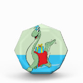 男の子、誕生日恐竜 フォトブロック (正面)