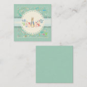 男の子/赤ちゃんシャワー招待状 ノートカード (正面/裏面)