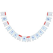 男の子、赤ちゃん航海のシャワーのバナー バンティングフラッグ (全)