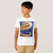 男の子、車で操縦された歯の妖精、射撃、 発砲スター Tシャツ (正面フル)