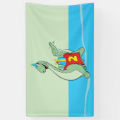 男の子、2番目の誕生日の恐竜 横断幕 (縦)