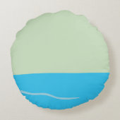 男の子、4th誕生日の恐竜 ラウンドクッション (裏面)