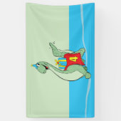 男の子、4th誕生日の恐竜 横断幕 (縦)