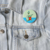 男の子、4th誕生日の恐竜 缶バッジ (インサイチュ)