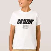 男の子Cruzinボストン Tシャツ (正面)