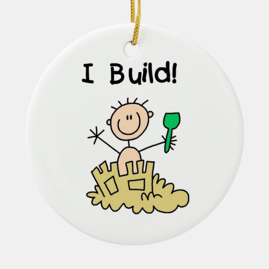 男の子Iの造り セラミックオーナメント (正面)