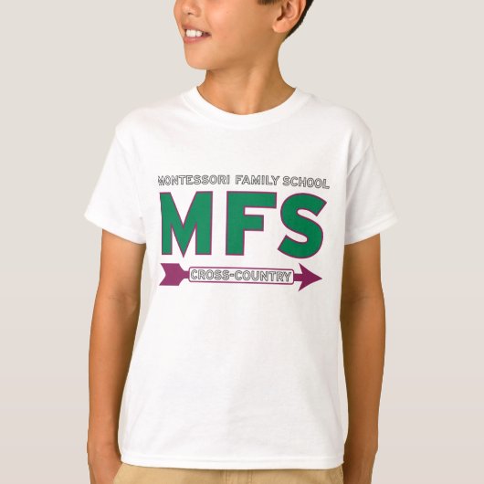 男の子MFS XCountry Tシャツ (正面)