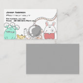 男の子Playdateのための子供の宇宙飛行士の名刺 コーリングカード (正面/裏面)