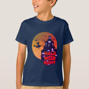 男の子Tシャツのハッピーハローウィンのナイトコスチューム Tシャツ