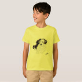 男の子Tシャツ:シーズー(犬)子犬 Tシャツ (正面フル)