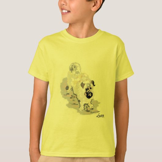 男の子Tシャツ:子犬 Tシャツ (正面)