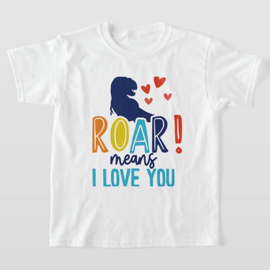 男の子TシャツROAR with Love - Dino Kids' Tee Tシャツ (レイダウン)
