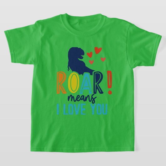 男の子TシャツROAR with Love - Dino Kids' Tee Tシャツ (レイダウン)