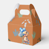 男の子Tレックスのシャワー フェイバーボックス (裏面サイド)