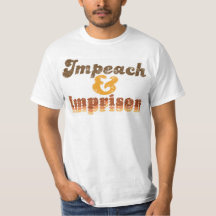 男の弾劾・投獄Tシャツ