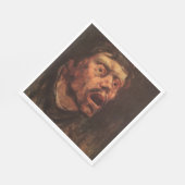 男の怒頭(悲しみと苦しみ) スタンダードランチョンナプキン (角)