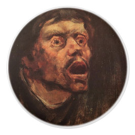 男の怒頭（悲しみと苦しみ） セラミックノブ