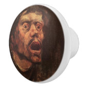 男の怒頭（悲しみと苦しみ） セラミックノブ (右)