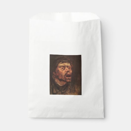 男の怒頭（悲しみと苦しみ） フェイバーバッグ (正面)