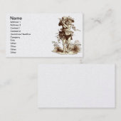 男の感謝祭 名刺 (正面/裏面)