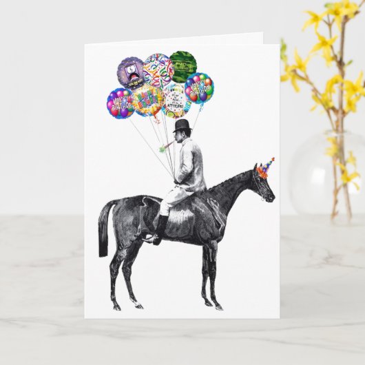 男の態度 カード (黄色い花)