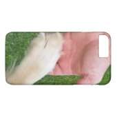 男の手の犬の足 Case-Mate iPhoneケース (裏面(横))