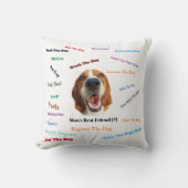 男の最高の友人(?) クッション (正面)