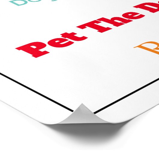 男の最高の友人(?) ポスター (角)