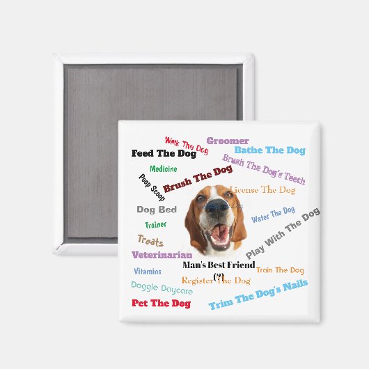 男の最高の友人(?) マグネット (正面/裏面)