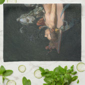 男の死にかけの経験 & ゴシックな霊たち キッチンタオル (折り畳み)