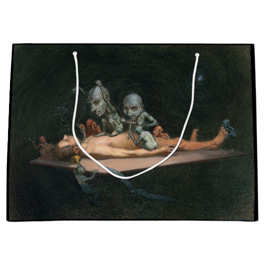 男の死にかけの経験 & ゴシックな霊たち ラージペーパーバッグ (正面)