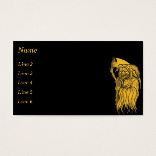 男の死 – 死，死神 (正面)