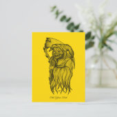 男の死 – 死，死神 ポストカード (スタンド正面)